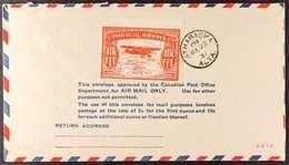 COMMERCIAL AIRWAYS LTD 1931 (23 Feb) First Flight Cover Addressed To Athabasca, Bearing 1c Pair Tied By "Fort McMurray"  - Otros & Sin Clasificación