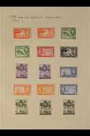 1937-1950 KGVI FINE MINT All Different Collection. With 1938-48 Definitive Set Plus All SG Listed Additional Perfs And S - Kaimaninseln