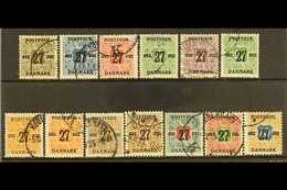 1918 Newspaper Stamp Surcharged Set, Mi 84/96, Fine Used (13 Stamps) For More Images, Please Visit Http://www.sandafayre - Autres & Non Classés