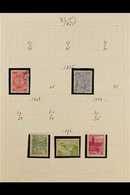 RAILWAY LOCAL STAMPS VEMB LEMVIG THYBORON JERNBANE (V.L.T.J.) 1925-1960's Mint (some Never Hinged) And Used Collection I - Autres & Non Classés