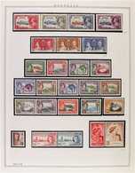 1935-1969 COMPLETE SUPERB MINT & NHM COLLECTION In Hingeless Mounts On Leaves, Most Stamps Are Never Hinged. Includes 19 - Dominica (...-1978)