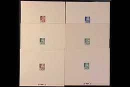 ALGERIA 1942-45 Arms Set Of 12 (without Imprint), SG 190/201, As Imperf EPREUVES DE LUXE Printed In Issued Colours, Appr - Sonstige & Ohne Zuordnung
