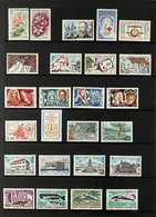 SAINT-PIERRE ET MIQUELON 1962-1986 SUPERB NEVER HINGED MINT COLLECTION On Stock Pages, All Different, Includes 1962 Flow - Sonstige & Ohne Zuordnung