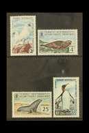 TAAF 1960 Wildlife Set, Maury 16/19, Very Lightly Hinged Mint (4 Stamps) For More Images, Please Visit Http://www.sandaf - Sonstige & Ohne Zuordnung