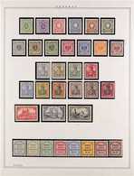 1880-1918 ATTRACTIVE MINT COLLECTION In Hingeless Mounts On Leaves, All Different, Includes 1880 Set, 1889-1900 Set, 190 - Other & Unclassified