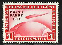 1931 1m Carmine Air Polar Flight Of Graf Zeppelin (Michel 456, SG 469), Never Hinged Mint, Very Fresh. For More Images,  - Sonstige & Ohne Zuordnung