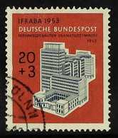 1953 20pf Ifraba Exhibition 'dented Frame' PLATE FLAW Position 37, Michel 172 I, Very Fine Cds Used, Fresh & Very Scarce - Andere & Zonder Classificatie