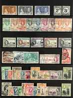 1937-1954 ALL DIFFERENT USED COLLECTION Presented On A Stock Page That Includes The 1938-43 Pictorial Set, 1948 Pictoria - Costa D'Oro (...-1957)