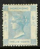 1862-63 12c Pale Greenish Blue No Wmk, SG 3, Unused Without Gum, A Little Dirty, Perf Faults. Cat £700. For More Images, - Otros & Sin Clasificación