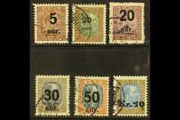 1921-30 Local Surcharges On Chistian IX Issue, SG 137, 140, 142, 144, 145, 150, Very Fine Used. (6 Stamps) For More Imag - Sonstige & Ohne Zuordnung