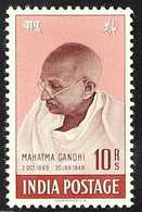 1948 10r Anniversary Of Independence (Gandhi), SG 308, Very Fine Mint. For More Images, Please Visit Http://www.sandafay - Otros & Sin Clasificación