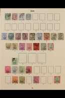 JIND 1885-1934 FINE USED COLLECTION On Pages, Virtually All Different, Includes 1885 (July) Set To 4a (indistinct Cancel - Sonstige & Ohne Zuordnung