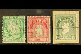 1934 COIL STAMPS ½d, 1d And 2d, SG 71a, 72c, 74a, Fine Slogan Cancels Used. (3) For More Images, Please Visit Http://www - Autres & Non Classés