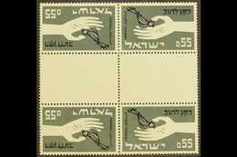 1963 Freedom From Hunger 55a, "Heart Of Sheet", Bale IrS-17d, Mint Never Hinged.  For More Images, Please Visit Http://w - Other & Unclassified