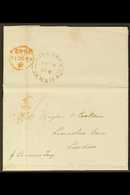 1842 (7 SEPT) ENTIRE LETTER To London, Endorsed "Pr Steamer Tay" And Showing A Fine "KINGSTON / JAMAICA" Cds (type K6a)  - Jamaica (...-1961)