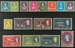 1960-62 Complete Definitive Set, SG 183/198, Never Hinged Mint. (16 Stamps) For More Images, Please Visit Http://www.san - Vide