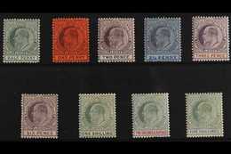 1904 Ed VII Set Complete To 5s, SG 44/52, Very Fine Mint. (9 Stamps) For More Images, Please Visit Http://www.sandafayre - Nigeria (...-1960)