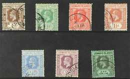 1931-32 Complete Reversion To Die I Set, SG 81/87, Fine Cds Used. (7 Stamps) For More Images, Please Visit Http://www.sa - Leeward  Islands