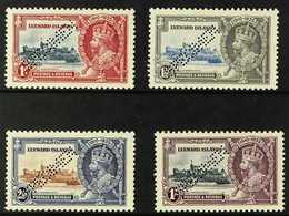 1935 Silver Jubilee Set, Perf. "SPECIMEN", SG 88/91s, Never Hinged Mint With Slight Gum Toning. (4 Stamps) For More Imag - Leeward  Islands