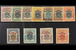 1906 Stamps Of Labuan Overprinted, Complete Set, SG 141/151, Very Fine Mint. (11 Stamps) For More Images, Please Visit H - Straits Settlements