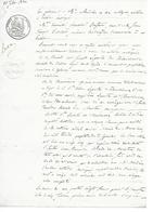 -Reçu En Espèces Métalliques Ayant Cours -  Timbre Royal De 35 Cts De 1840 - Cachets Généralité
