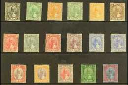 PERAK 1938-41 Definitive Set Complete From 1c To $1, SG 103/119, Fine Mint, With Many Better Values Present Including 3c - Autres & Non Classés