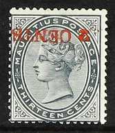 1887 2c On 13c Slate SURCHARGE INVERTED Variety, SG 117a, Fine Mint, Very Fresh & Scarce. For More Images, Please Visit  - Mauricio (...-1967)