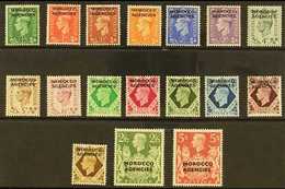 BRITISH CURRENCY 1949 Overprints Complete Set, SG 77/93, Fine Never Hinged Mint, Very Fresh, All Expertized Zumstein. (1 - Otros & Sin Clasificación
