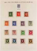 BRITISH CURRENCY 1936-56 FINE MINT / NHM COLLECTION (mostly Nhm) Neatly Arranged On Album Pages, Includes 1936-7 KEVIII  - Other & Unclassified