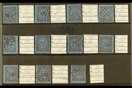 NUMERAL POSTMARKS 1870 Selection Of Fine Used 10c Purple On Blue Postage Due Stamps (NVPH P2, SG D77), All Selected For  - Autres & Non Classés