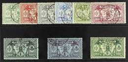 1911 Weapons And Idols Set Complete, SG 18/28, Very Fine Used (9 Stamps) For More Images, Please Visit Http://www.sandaf - Autres & Non Classés