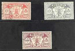 1921 Wmk Mult Script CA Set Of Three Values, SG 36/38, Very Fine Used (3 Stamps) For More Images, Please Visit Http://ww - Sonstige & Ohne Zuordnung