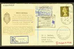 ENGLISH 1972 Inward Envelope Registered From England To Lamap, Where Some Seven Months Later A 20c Postage Due Stamp App - Otros & Sin Clasificación