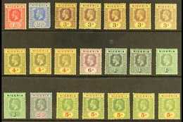 1914-29 King George V Definitives, Watermark Multi Crown CA, All Different Fine Mint Range With Most Values From 1d To 5 - Nigeria (...-1960)