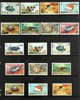 1965 Fish Of The Arabian Gulf Complete Set (SG 70/86, Scott 69/85), Never Hinged Mint. (17 Stamps) For More Images, Plea - Qatar