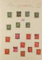 1913-1924 ADMIRALS. OLD MINT & USED COLLECTION With Shades, Perf & Die Types On Leaves, Includes 1913-19 Single Plates P - Andere & Zonder Classificatie