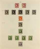 1863-1892 ATTRACTIVE MINT COLLECTION With Many Shades On Leaves, Includes 1863 1d (x2, Unused), 1864-76 Perf 12½ 1d (x5, - Ste Lucie (...-1978)