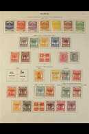 1877-1936 ALL DIFFERENT MINT COLLECTION Presented On Printed "New Ideal" Album Pages. Includes A Selection Of "Express"  - Samoa (Staat)