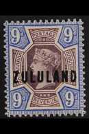 ZULULAND 1888-93 9d Dull Purple & Blue, SG 9, Fine Mint. For More Images, Please Visit Http://www.sandafayre.com/itemdet - Unclassified