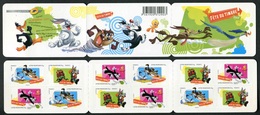 CARNET De 2009 De 12 Timbres** Adhésifs "FÊTE DU TIMBRE 2009 - Personnages De Dessins Animés Des Looney Tunes" - Booklets