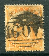 Nevis - St Kitts & Nevis - 1867-76 QV - P.15 - 4d Orange Used (SG 11) - St.Christopher-Nevis-Anguilla (...-1980)