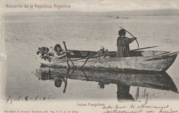 Souvenir D'Argentine : Indios Fueguinos. (TTB Plan.) - America