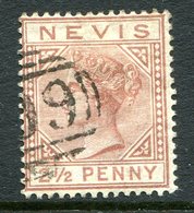 Nevis - St Kitts & Nevis - 1879-80 QV - Wmk. Crown CA - 2½d Red-brown Used (SG 28) - St.Christopher, Nevis En Anguilla (...-1980)