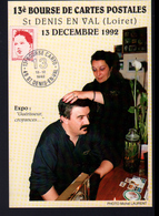 45, 13ème Bourse De Cartes Postales,St Denis En Val, 13-12-1992, Theme: Guerisseurs, Croyance... - Bourses & Salons De Collections