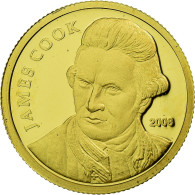 Monnaie, Îles Cook, Capt. James Cook, 10 Dollars, 2008, Franklin Mint, Proof - Cookinseln