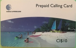 ILES CAYMAN  -  Phonecard  -  Cabble & Wirelees  -   CI $ 10 - Iles Cayman