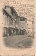 CPA : L'ISLE DU TARN  : Maison Du XV E & XVI E Siécles (épicerie) 1903 - Lisle Sur Tarn