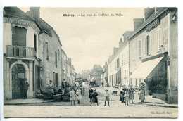 89 - Yonne - Cheroy - La Rue De L'Hotel De Ville  (0803) - Cheroy