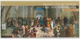 EMISSIONS COMMUNES - FRANCE / VATICAN - L'ANNONCIATION DE RAPHAEL 2005 - 2 POCHETTES SOUS BLISTER OUVERT - Emissioni Congiunte