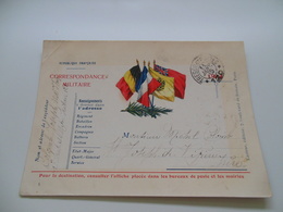 CORRESPONDANCE MILITAIRE WW1 11/01/1915 SECTEUR POSTAL 120 - Guerre (timbres De)